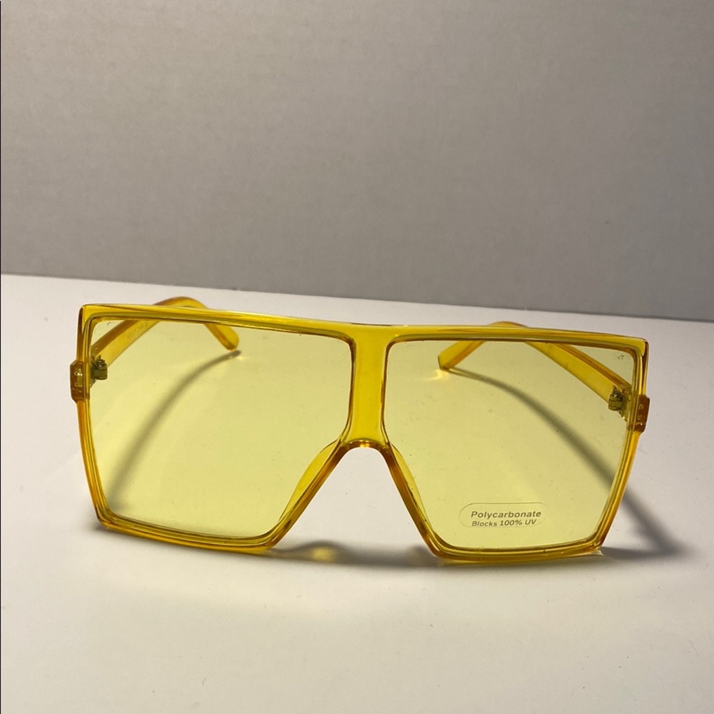 Charlotte Russe Bold Yellow Sunglasses